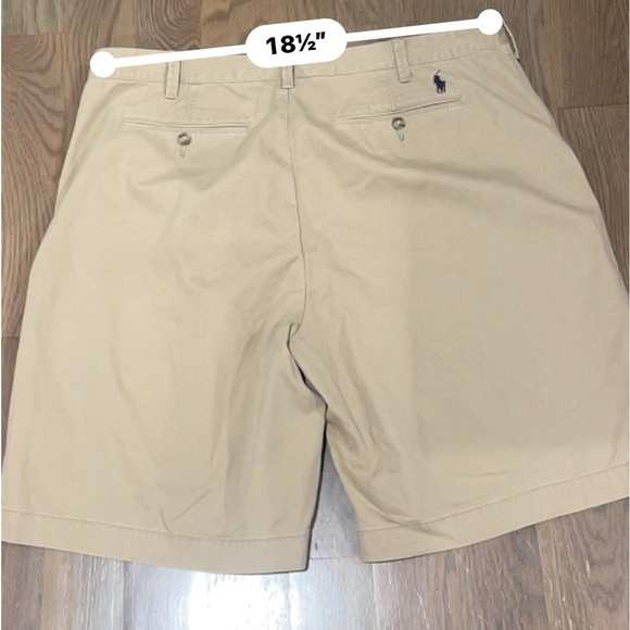 POLO Ralph Lauren Men's Relaxed Fit Twill 10" or 9.1/2” Shorts size 38 khaki - Picture 10 of 11